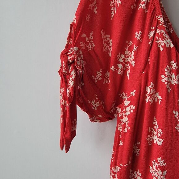 Reformation  womens Floral Midi Meredith Dress size 10 Fairy - Picture 6 of 8